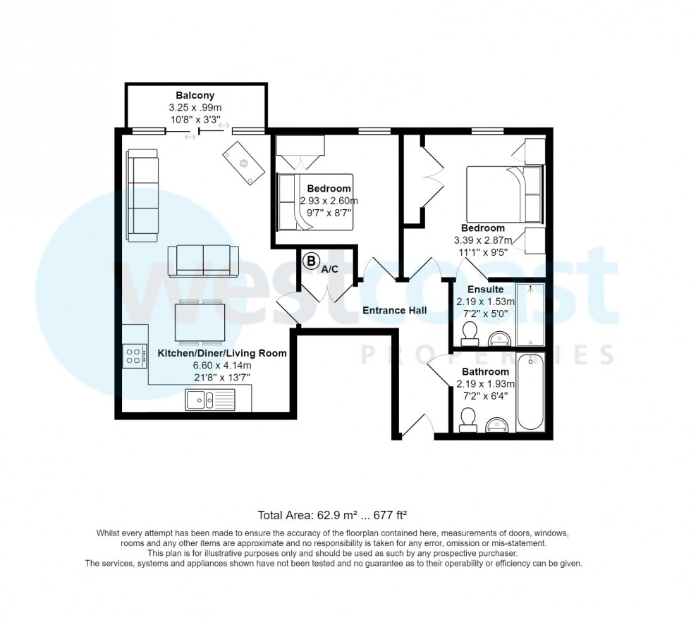 Floorplan for Portishead, Bristol, Somerset