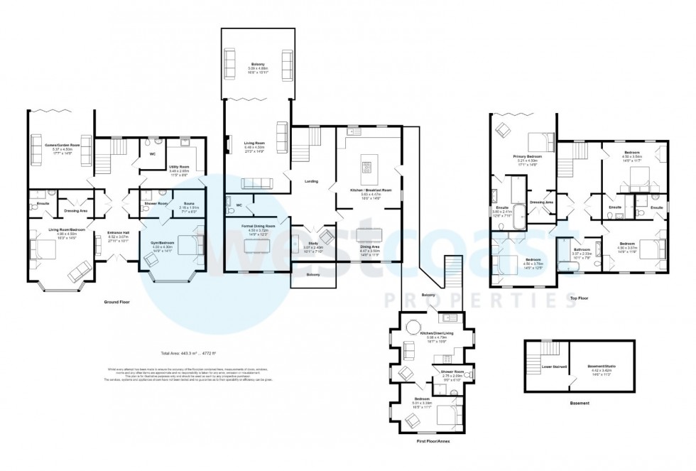 Floorplan for Portishead, Bristol, Somerset