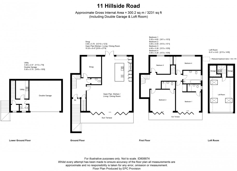 Floorplan for Portishead, Bristol, Somerset