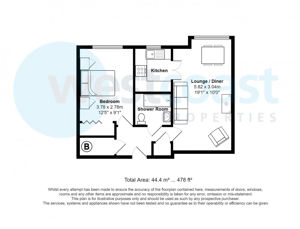 Floorplan for Portishead, Bristol, Somerset