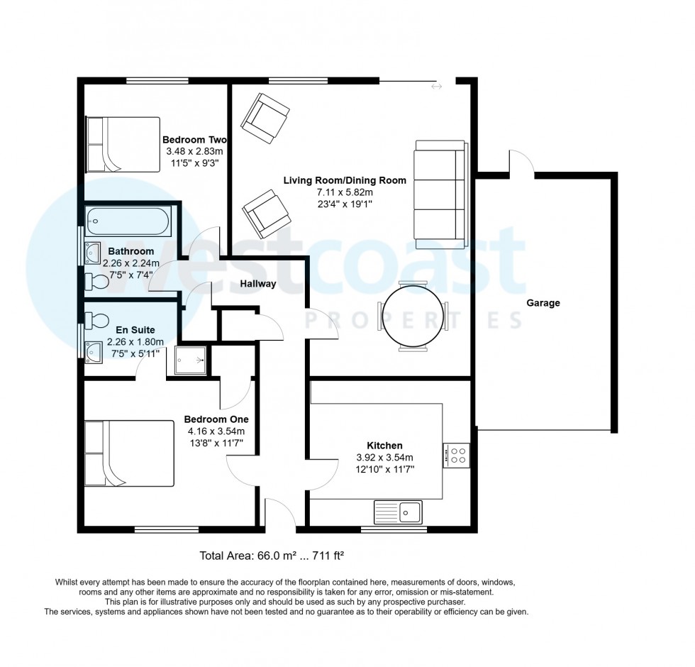 Floorplan for Portishead, Bristol, Somerset