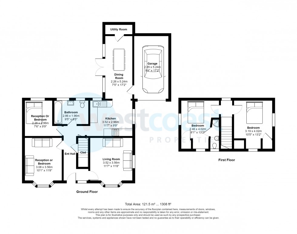 Floorplan for Portishead, BRISTOL