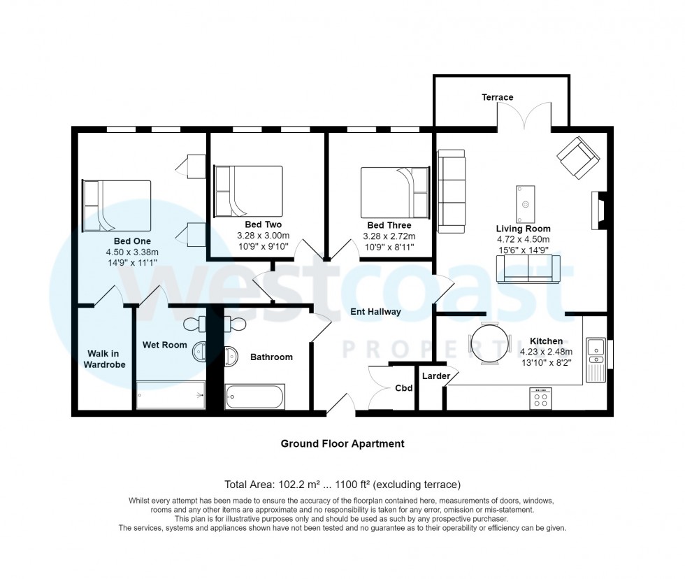 Floorplan for Failand, Bristol, Somerset