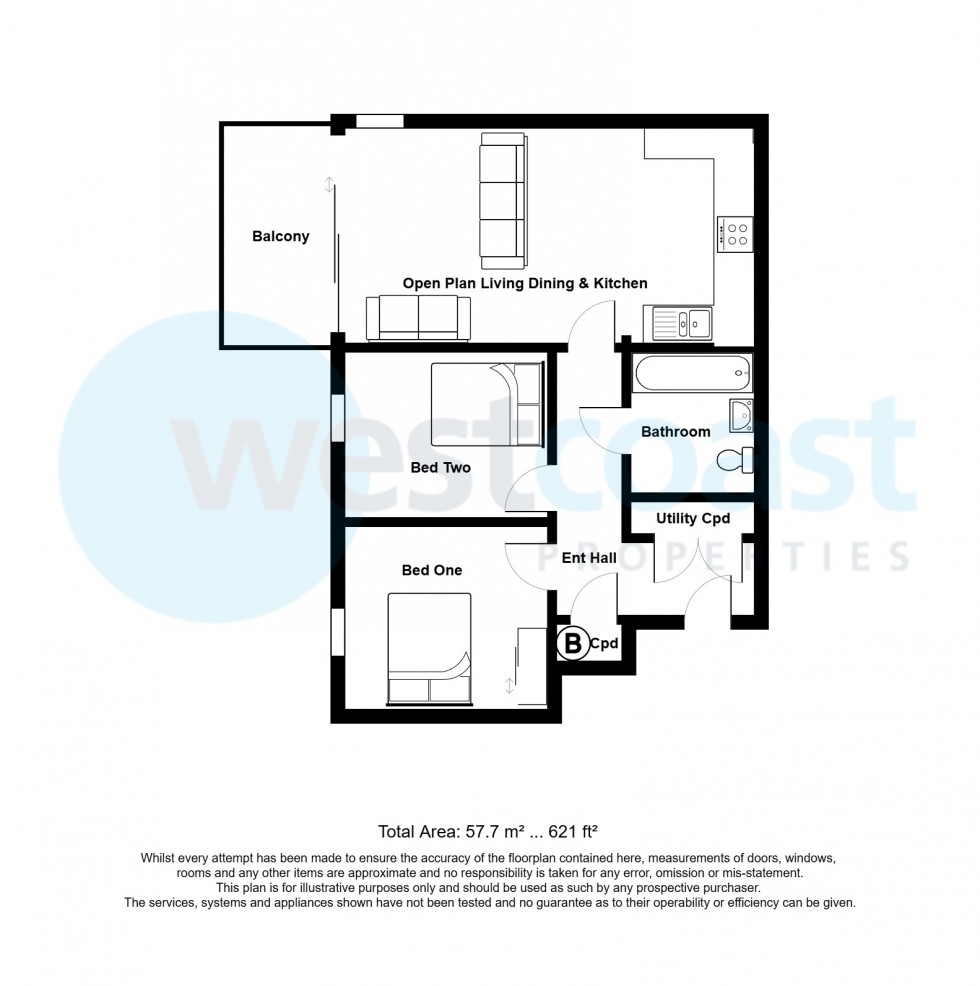 Floorplan for Portishead, Bristol, Somerset