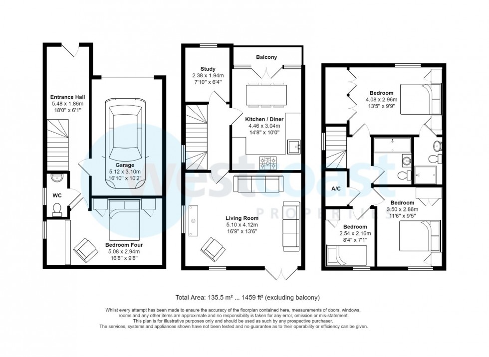 Floorplan for Portishead, Bristol, Somerset