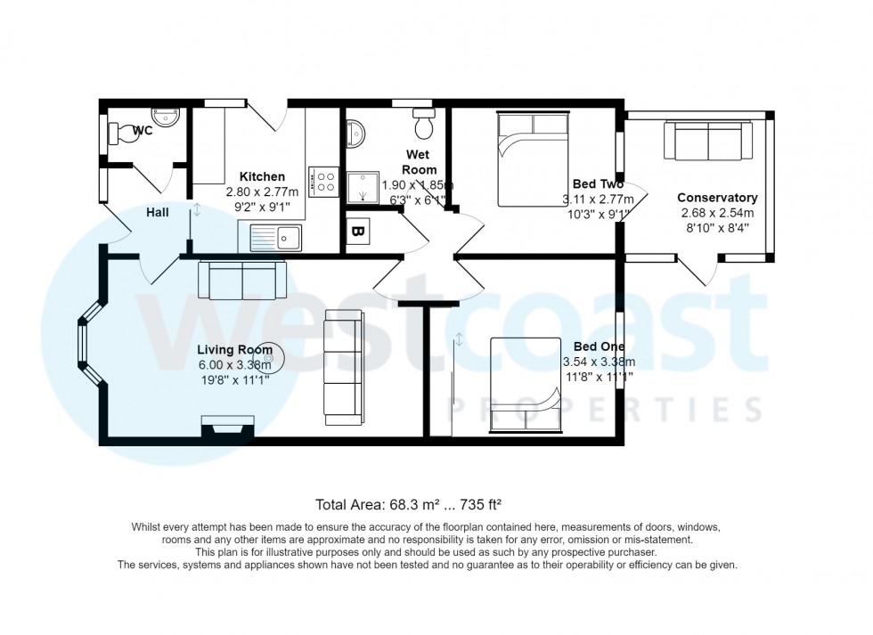 Floorplan for Portishead, Bristol, Somerset