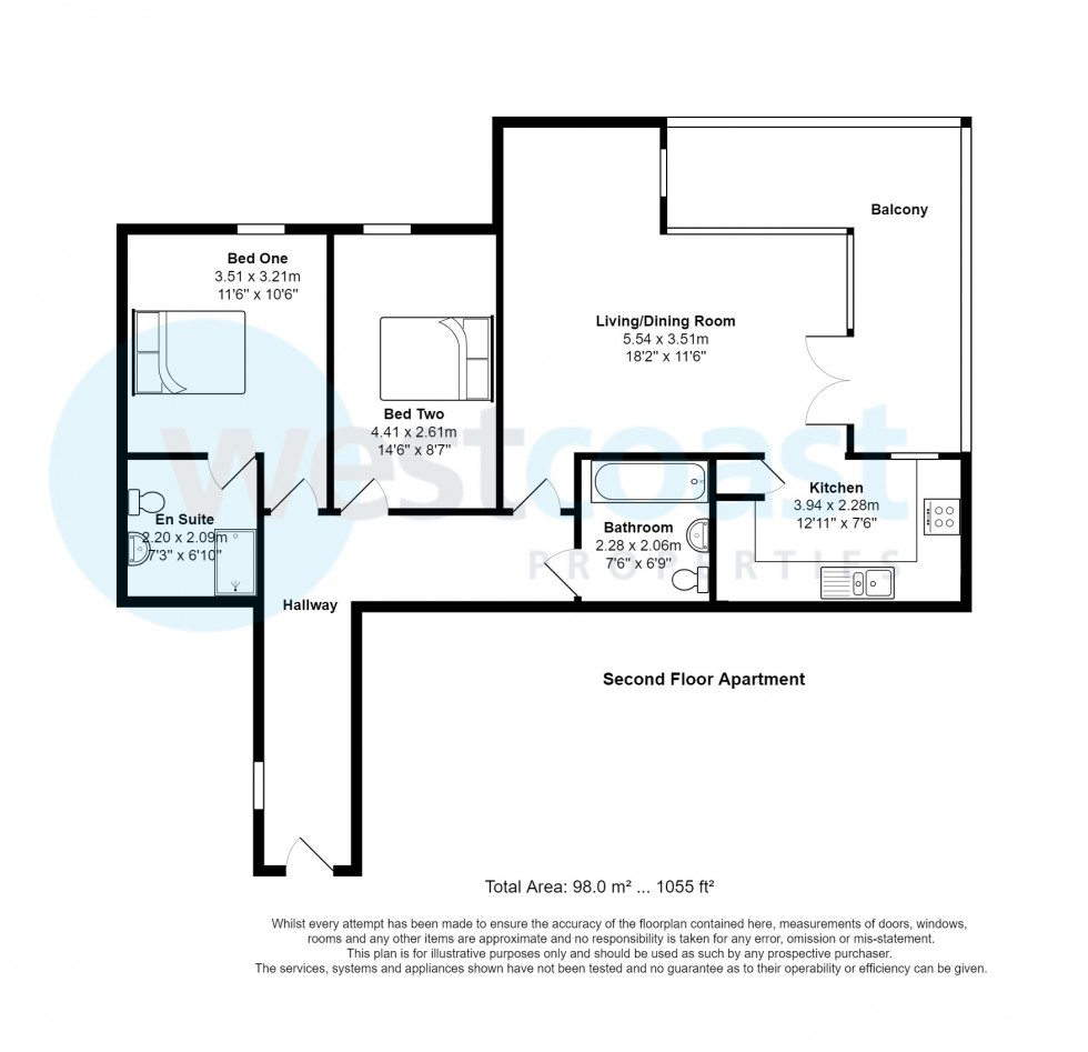 Floorplan for Portishead, Bristol, Somerset