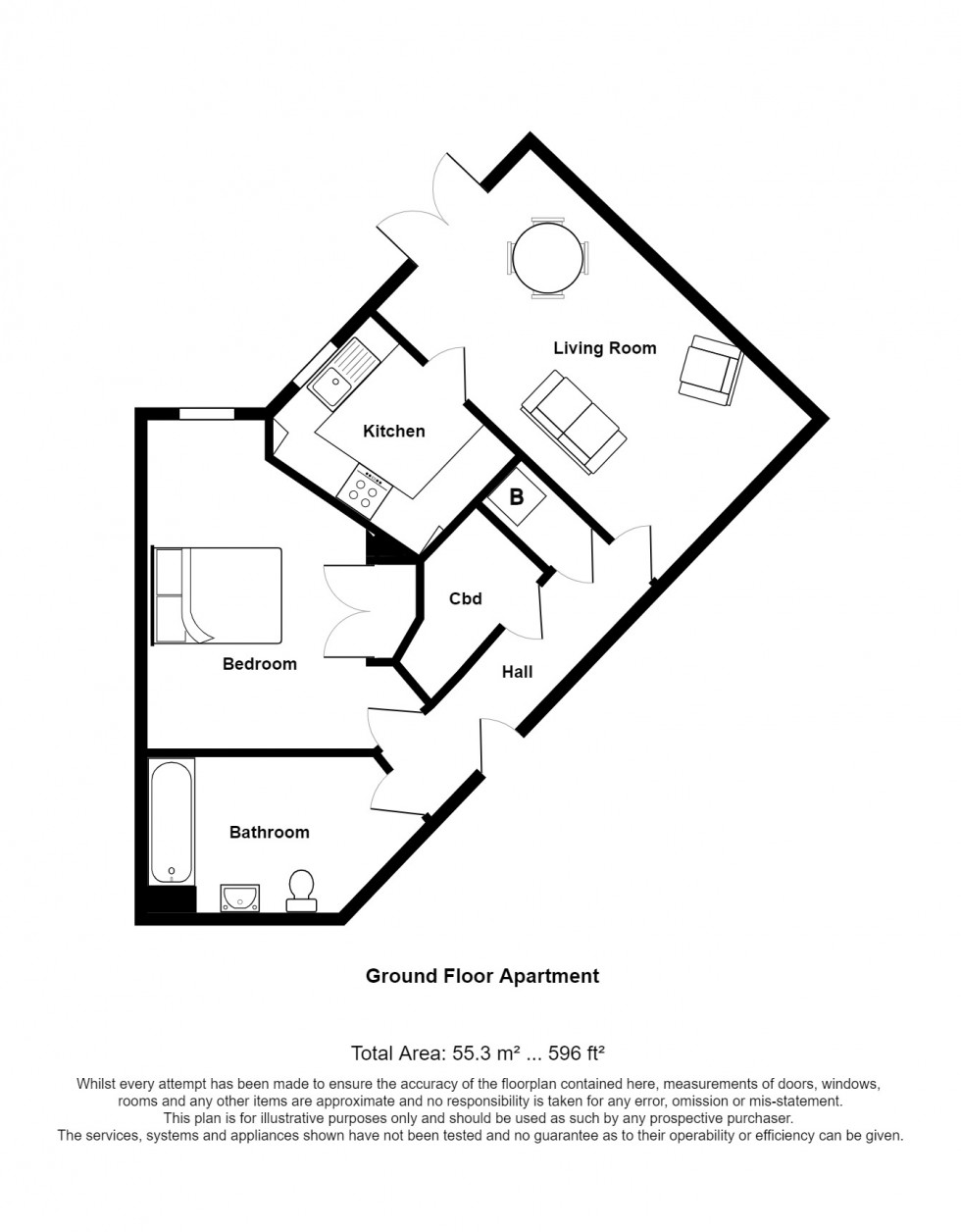 Floorplan for Portishead, Bristol, Somerset