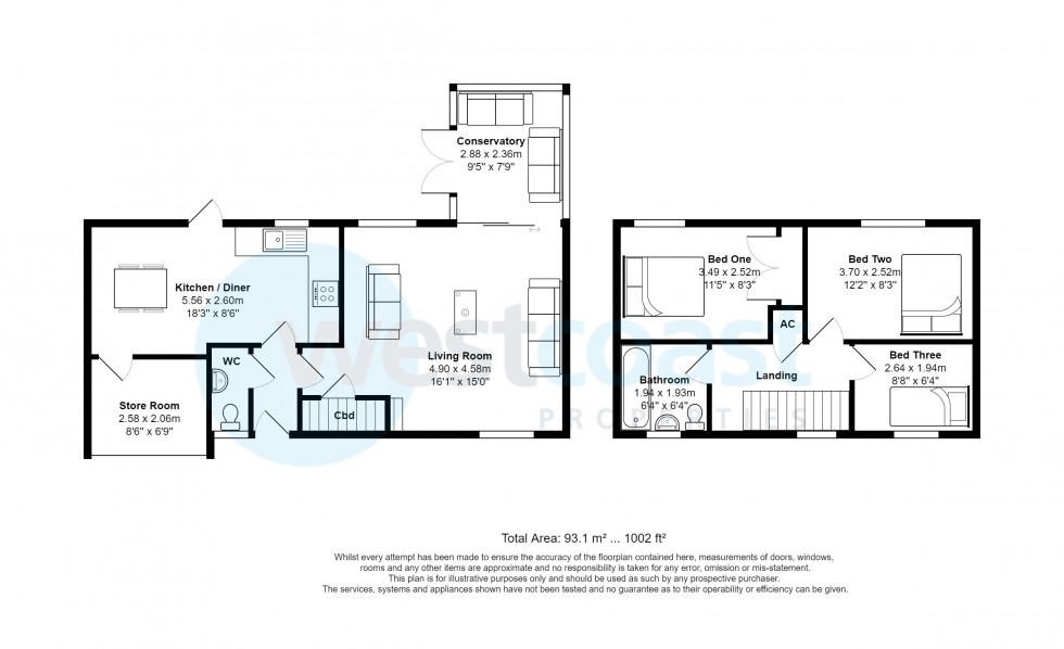 Floorplan for Portishead, Bristol, Somerset