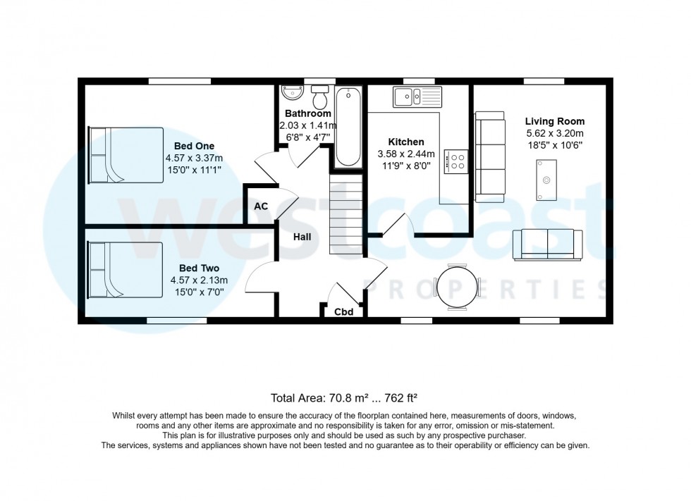 Floorplan for Portishead, Bristol, Somerset