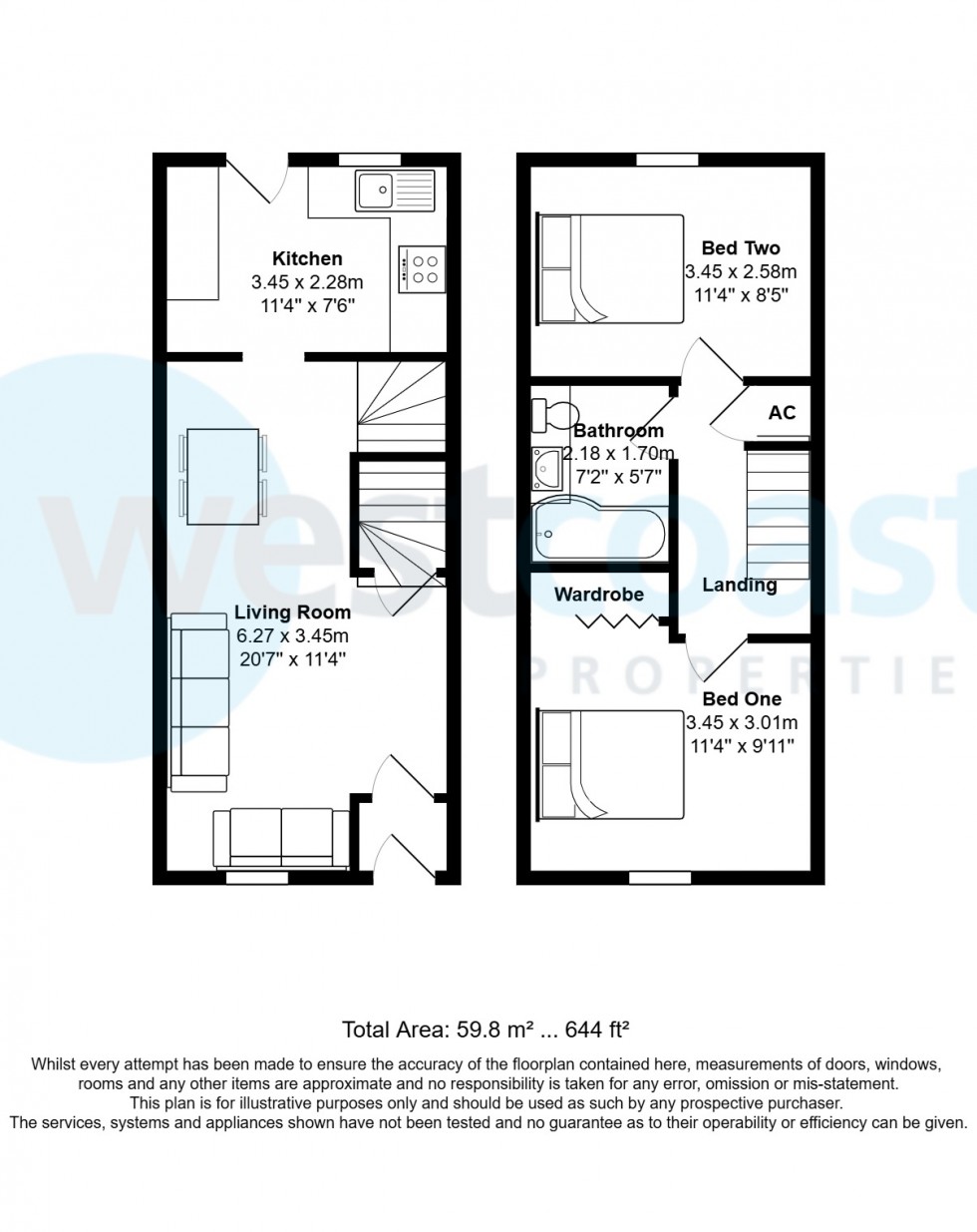 Floorplan for Portishead, Bristol, Somerset