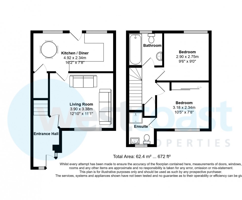 Floorplan for Portishead, Bristol, Somerset