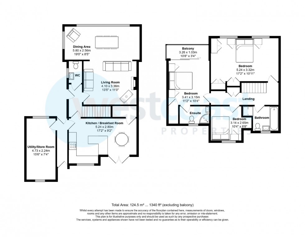 Floorplan for Portishead, Bristol, Somerset