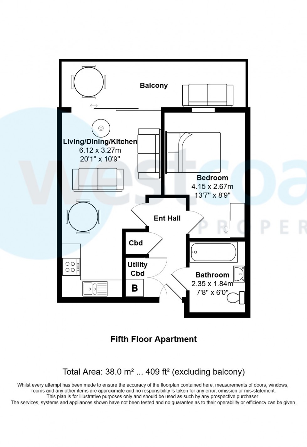 Floorplan for Portishead, Bristol, Somerset